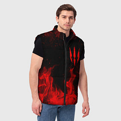 Мужской жилет ВЕДЬМАК 3 ГЕРАЛЬТ КОГОТЬ, цвет: 3D-черный — фото 2