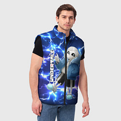 Мужской жилет UNDERTALE АНДЕРТЕЙЛ, цвет: 3D-черный — фото 2