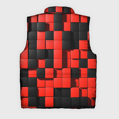 Мужской жилет КУБИКИ 3D / 3D-Светло-серый – фото 2