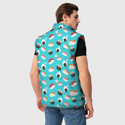 Мужской жилет Sushi / 3D-Красный – фото 4