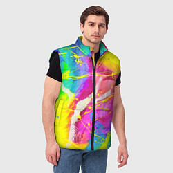 Мужской жилет ТИ-ДАЙ, цвет: 3D-черный — фото 2