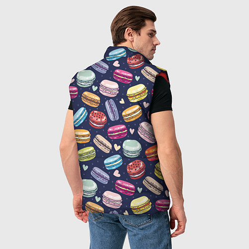 Мужской жилет Макарун / 3D-Красный – фото 4