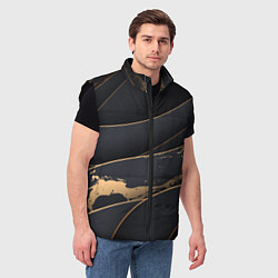 Мужской жилет Black gold, цвет: 3D-черный — фото 2