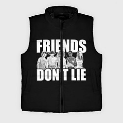 Мужской жилет Friends Dont Lie, цвет: 3D-черный