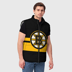 Мужской жилет BOSTON BRUINS NHL, цвет: 3D-светло-серый — фото 2