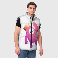 Мужской жилет Fall Guys, цвет: 3D-светло-серый — фото 2