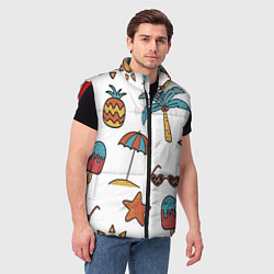 Мужской жилет Отпуск, цвет: 3D-красный — фото 2