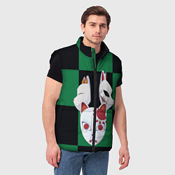 Мужской жилет Падшие ученики, выживший лис, цвет: 3D-черный — фото 2