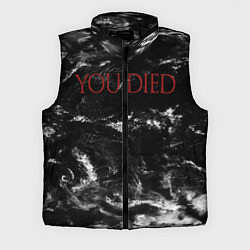 Мужской жилет YOU DIED, цвет: 3D-черный