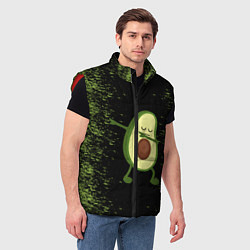 Мужской жилет Авокадо, цвет: 3D-красный — фото 2