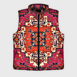 Мужской жилет Бордовый ковер, цвет: 3D-черный