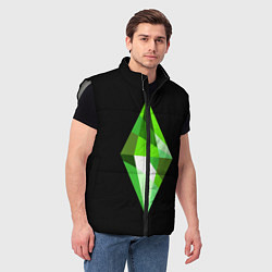 Мужской жилет The Sims Plumbob, цвет: 3D-светло-серый — фото 2