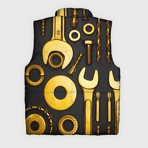 Мужской жилет КЛЮЧ ГАЙКА / 3D-Черный – фото 2
