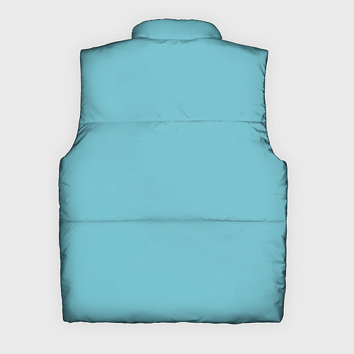 Мужской жилет Белый котик и воробушек / 3D-Черный – фото 2