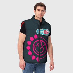 Мужской жилет Blink 182, цвет: 3D-красный — фото 2