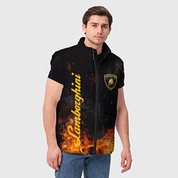 Мужской жилет LAMBORGHINI, цвет: 3D-черный — фото 2