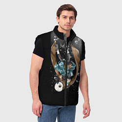 Мужской жилет UNDERTALE, цвет: 3D-черный — фото 2
