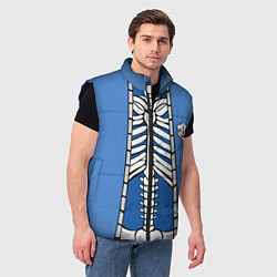 Мужской жилет КУРТКА САНСА SANS, цвет: 3D-черный — фото 2