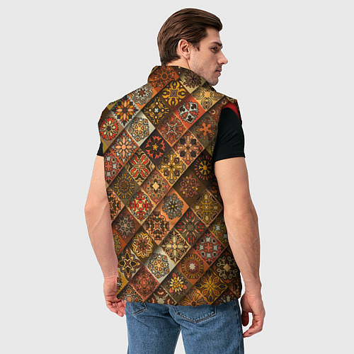 Мужской жилет СЛАВЯНСКАЯ СИМВОЛИКА / 3D-Красный – фото 4