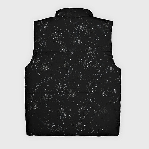 Мужской жилет Космический Кит / 3D-Черный – фото 2