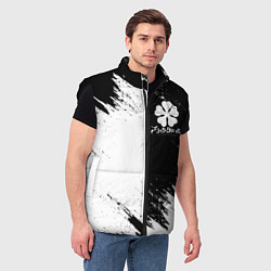 Мужской жилет ЧЁРНЫЙ КЛЕВЕР BLACK CLOVER, цвет: 3D-черный — фото 2
