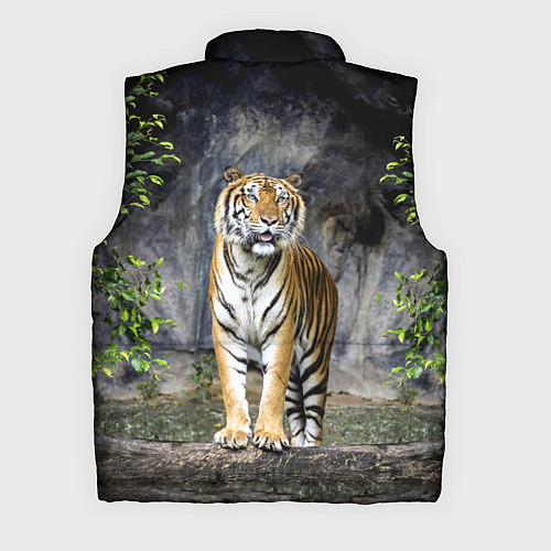 Мужской жилет ТИГР В ЛЕСУ / 3D-Красный – фото 2