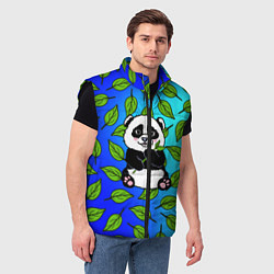 Мужской жилет Панда, цвет: 3D-черный — фото 2