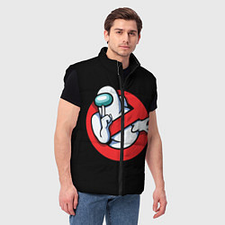 Мужской жилет Among Us, цвет: 3D-черный — фото 2