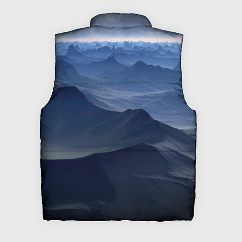 Мужской жилет Горный массив / 3D-Красный – фото 2