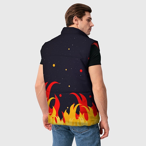 Мужской жилет Among Us Sabotage / 3D-Красный – фото 4