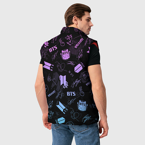 Мужской жилет BTS / 3D-Красный – фото 4