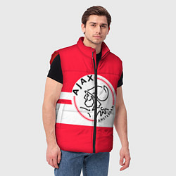 Мужской жилет AJAX AMSTERDAM, цвет: 3D-красный — фото 2