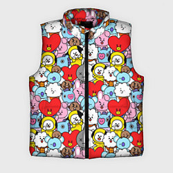 Мужской жилет BT21 BTS, цвет: 3D-красный