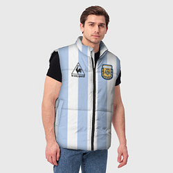 Мужской жилет Diego Maradona 10 Автограф, цвет: 3D-черный — фото 2