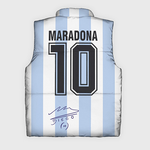 Мужской жилет Diego Maradona 10 Автограф / 3D-Черный – фото 2