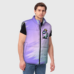 Мужской жилет AMONG US GRADIENT, цвет: 3D-светло-серый — фото 2