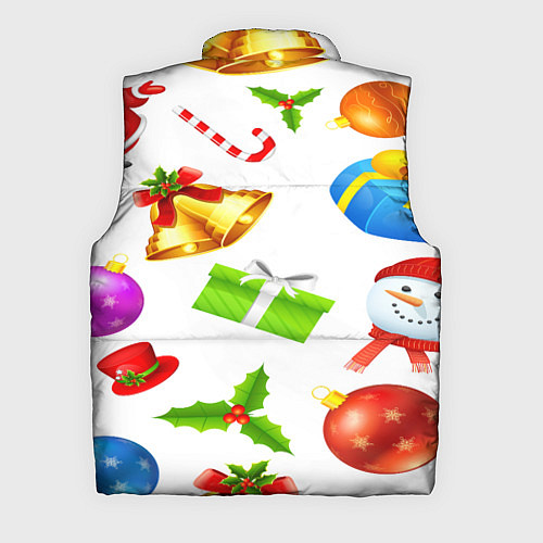 Мужской жилет Новый год! / 3D-Светло-серый – фото 2