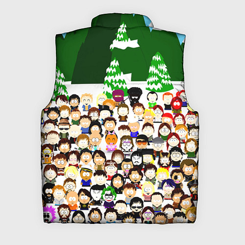 Мужской жилет Южный Парк South Park / 3D-Черный – фото 2