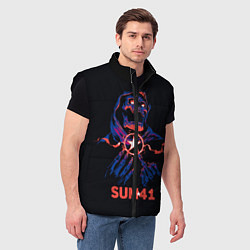 Мужской жилет Sum 41 череп, цвет: 3D-черный — фото 2