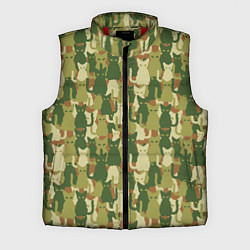 Мужской жилет Камуфляж из котов