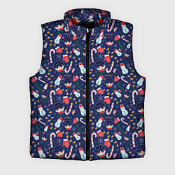 Мужской жилет Новый Год, цвет: 3D-красный