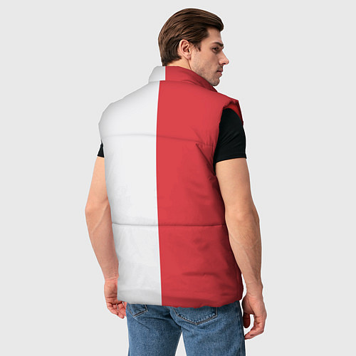 Мужской жилет С Новым Годом! / 3D-Красный – фото 4