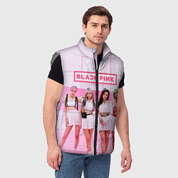 Мужской жилет BLACKPINK, цвет: 3D-светло-серый — фото 2