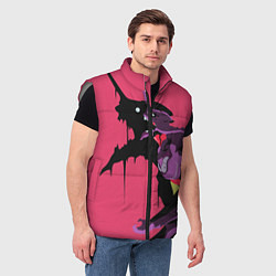 Мужской жилет Евангилион, цвет: 3D-светло-серый — фото 2