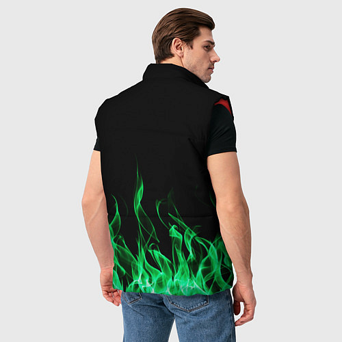 Мужской жилет SKODA / 3D-Красный – фото 4