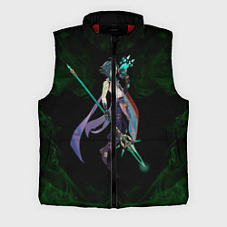 Мужской жилет Genshin Impact - Xiao, цвет: 3D-красный