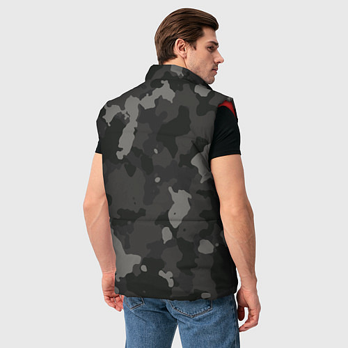 Мужской жилет Пограничные войска / 3D-Красный – фото 4