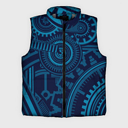 Мужской жилет Steampunk Mechanic Blue