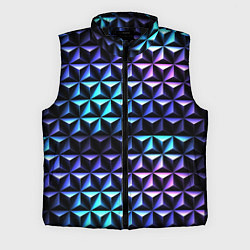 Мужской жилет НЕОНОВАЯ СТАЛЬ, цвет: 3D-черный