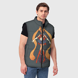 Мужской жилет Sailor Moon Сейлор Мун, цвет: 3D-черный — фото 2